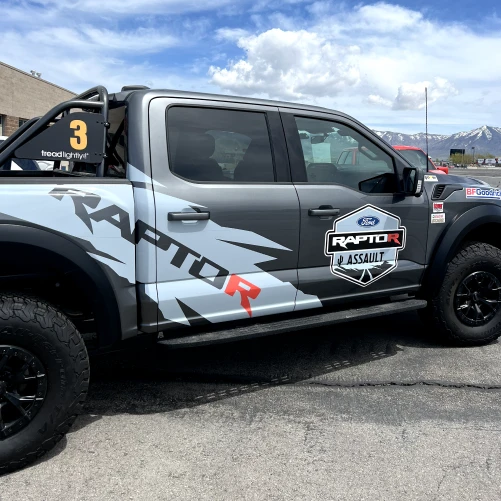 Raptor custom wrap